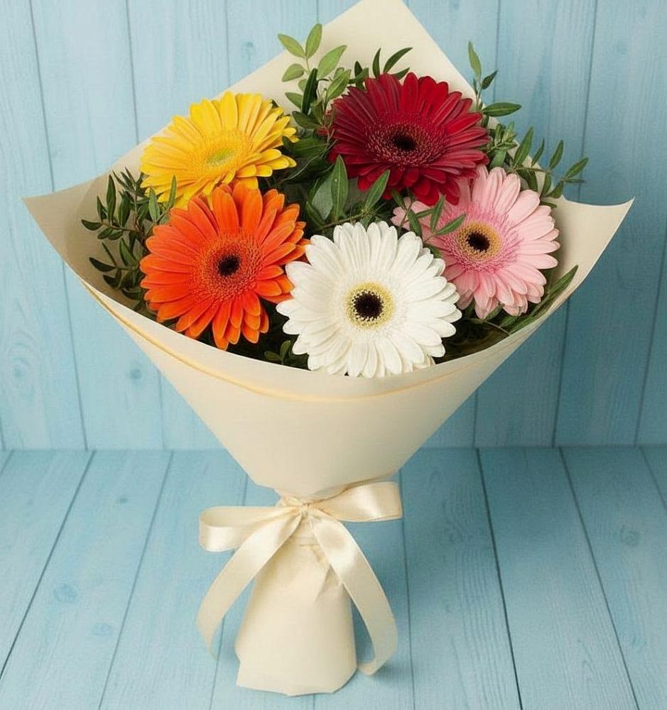 Букет цветов из: Герберы в Серове Свердловская область