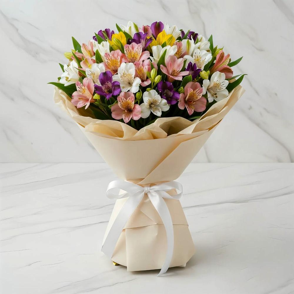 Букет цветов из: Альстромерии в Серове Свердловская область