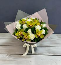 Букет цветов из:  Орхидеи и Розы в Серове Свердловская область