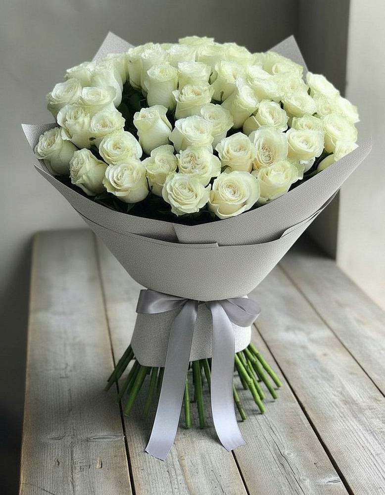 Букет 35 Белых роз в Серове Свердловская область