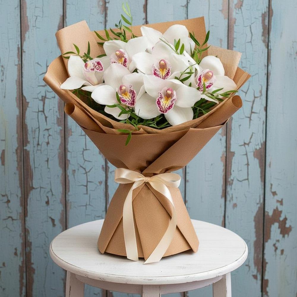 Букет цветов из: Орхидеи и Розы в Серове Свердловская область