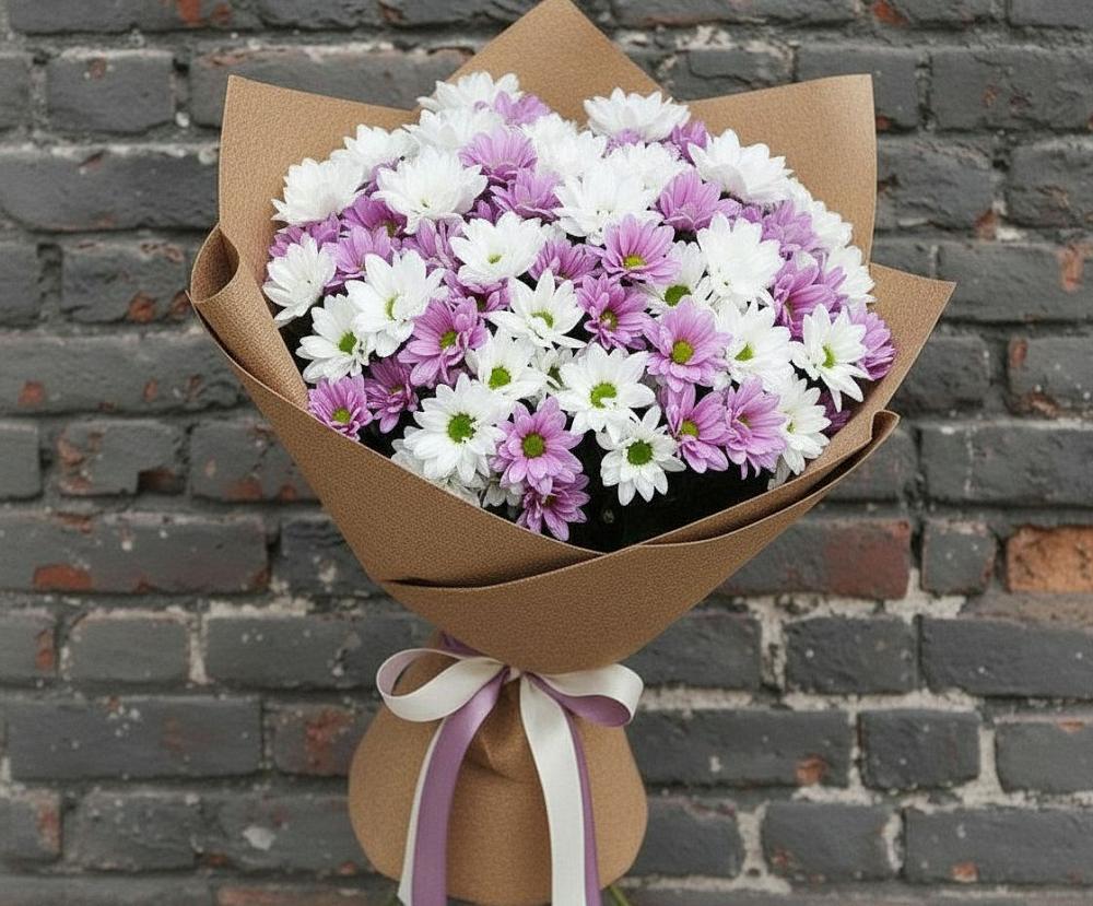 Букет цветов из: Хризантемы в Серове Свердловская область