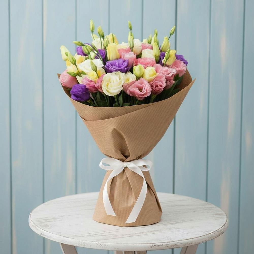 Букет цветов из: Лизиантусы в Серове Свердловская область