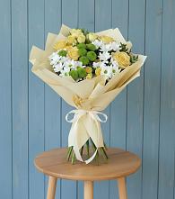 Букет цветов из:  Хризантемы и Розы #REPLACE_PRED# Серове Свердловская область