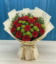 Букет цветов из:  Розы и Хризантемы в Серове Свердловская область