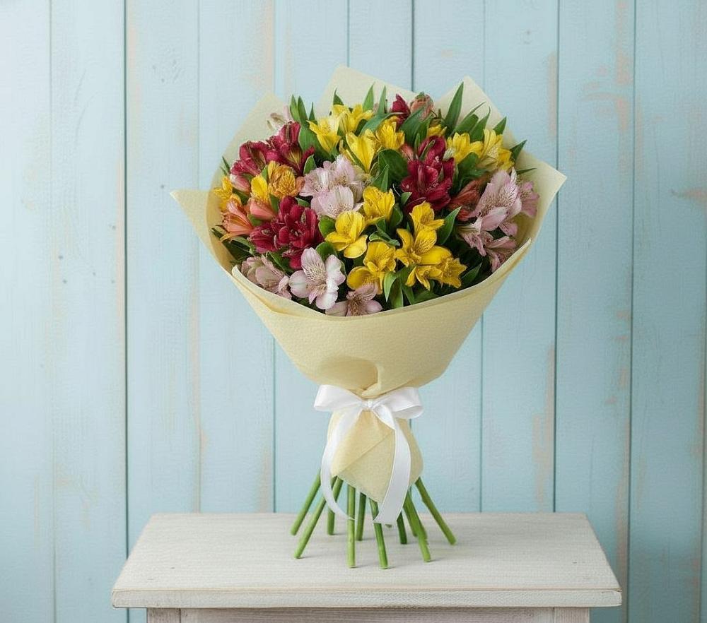 Букет цветов из: Альстромерии в Серове Свердловская область