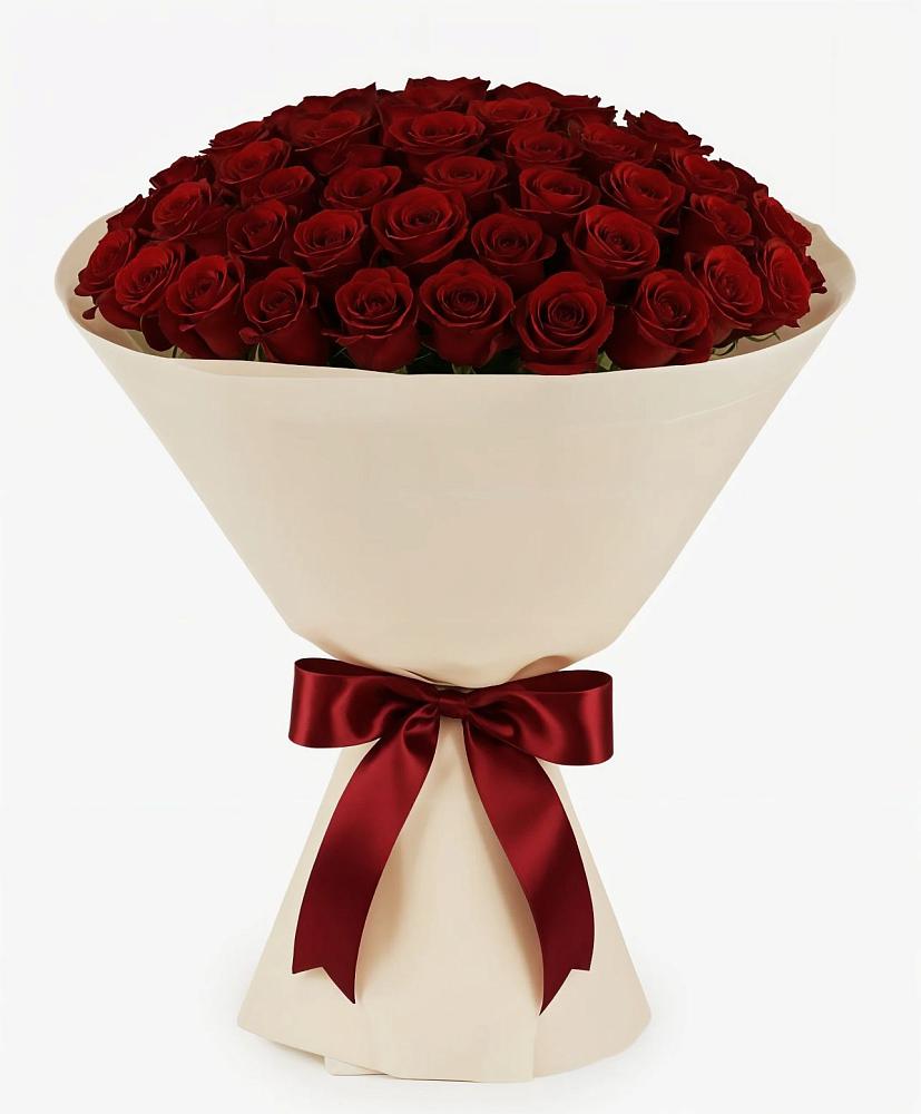 Букет 101 Бордовая роза Блэк Бакарра в Серове Свердловская область