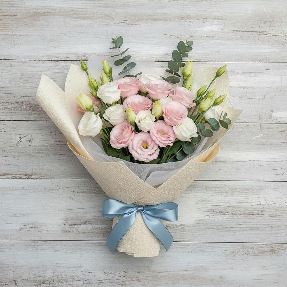 Букет цветов из: Лизиантусы в Серове Свердловская область